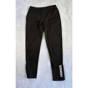 Hoka One One Rabbit Joggers/ Track Pants Size L, Black, Ankle Zip, Pockets